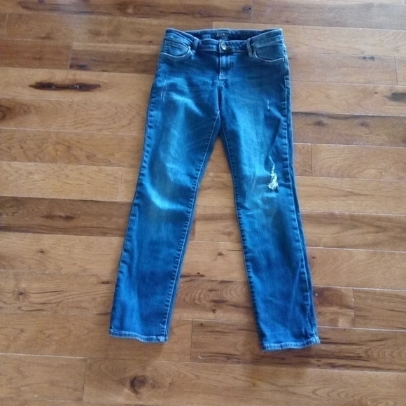 KUT from the kloth distressed boyfriend jeans 6 - Picture 2 of 7